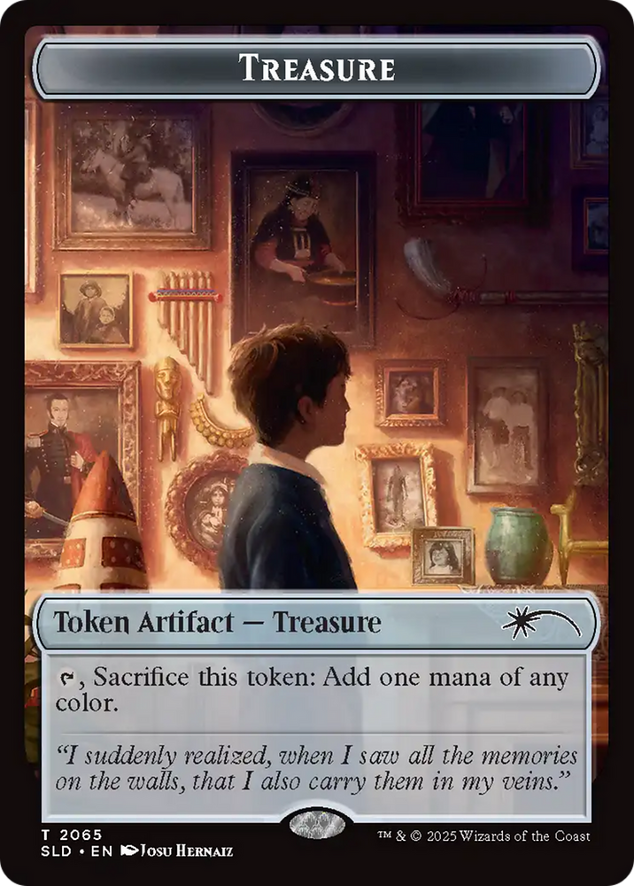 Treasure Token (2065) (Rainbow Foil) [Secret Lair Drop Series] Magic: The Gathering
