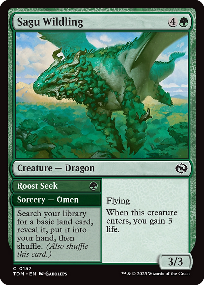 Sagu Wildling [Tarkir: Dragonstorm] Magic: The Gathering