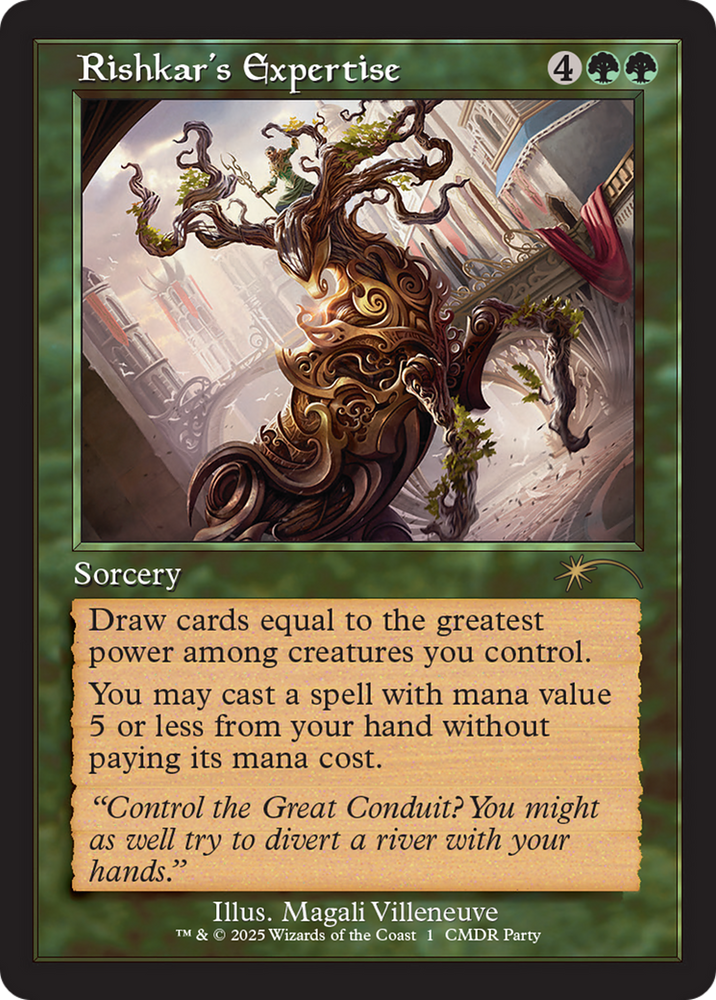 Rishkar's Expertise (Retro Frame) [Wizards Play Network 2025] Magic: The Gathering