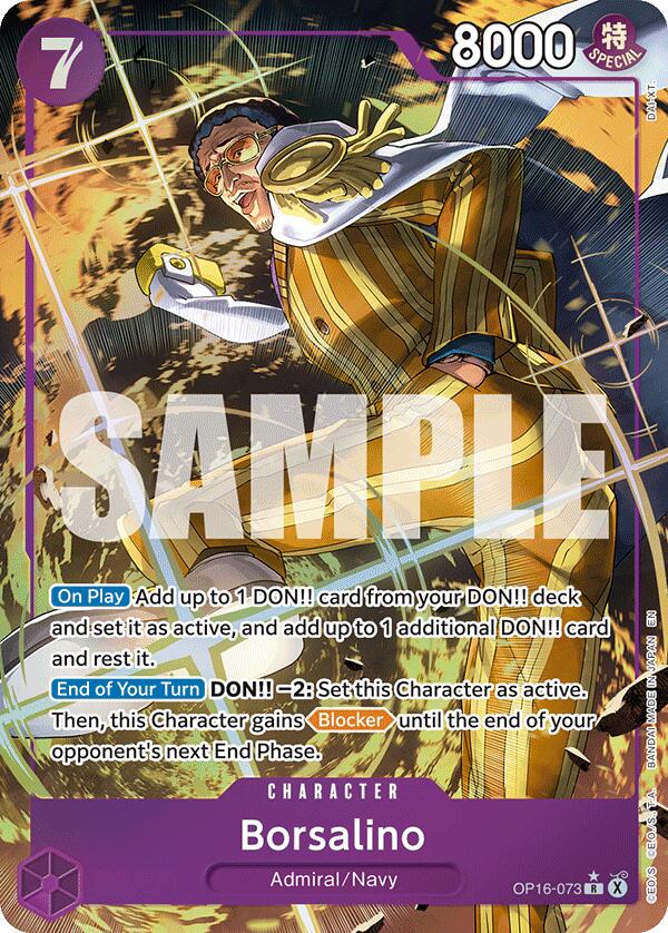 Borsalino (Alternate Art) [The Time of Battle] Bandai