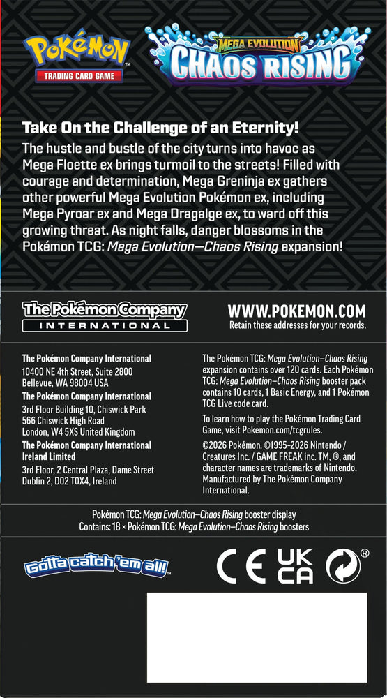 Chaos Rising - Half Booster Box Pokémon