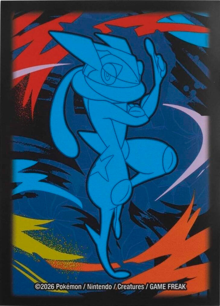 Card Sleeves - Greninja Slashing Waves (65-Pack) Pokémon