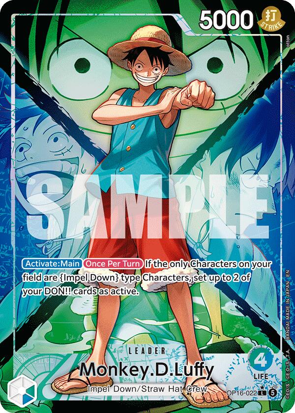 Monkey.D.Luffy (Alternate Art) [The Time of Battle] Bandai