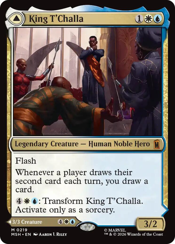 King T'Challa [Marvel Super Heroes] Magic: The Gathering