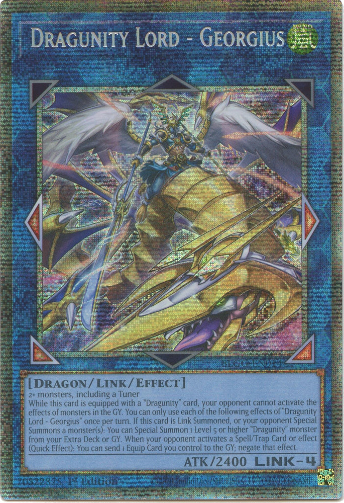 Dragunity Lord - Georgius (Starlight Rare) [BLGG-EN014] Starlight Rare Yu-Gi-Oh!