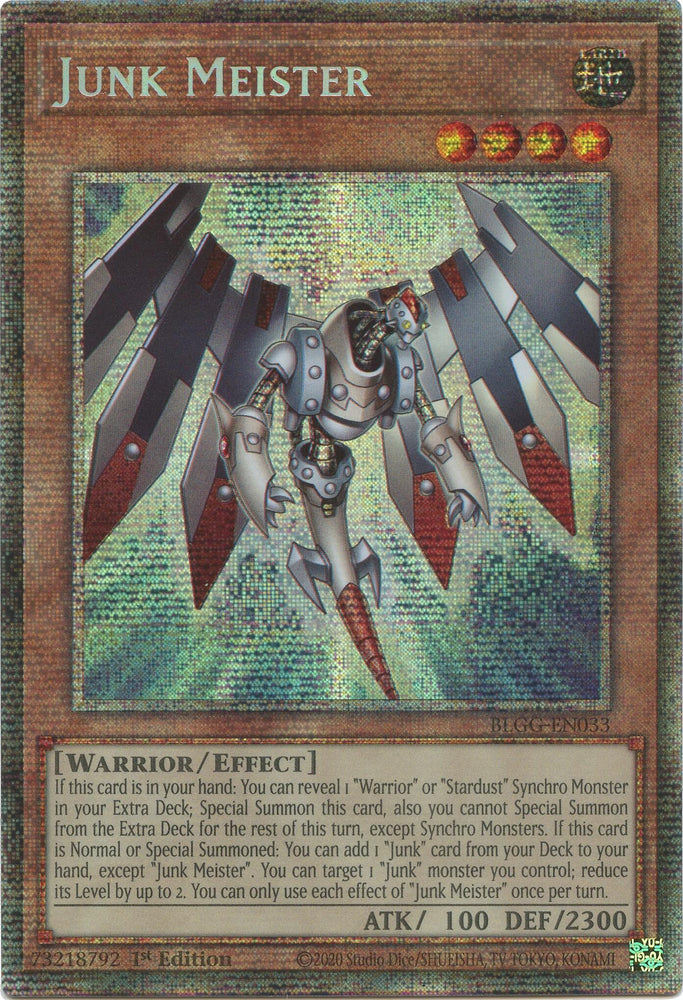 Junk Meister (Starlight Rare) [BLGG-EN033] Starlight Rare Yu-Gi-Oh!