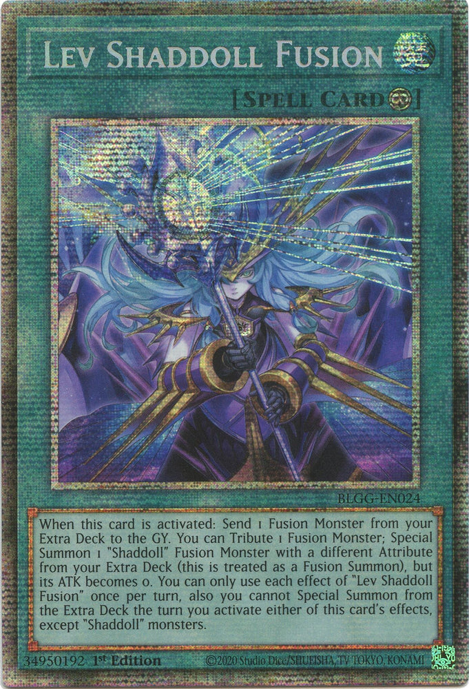 Lev Shaddoll Fusion (Starlight Rare) [BLGG-EN024] Starlight Rare Yu-Gi-Oh!
