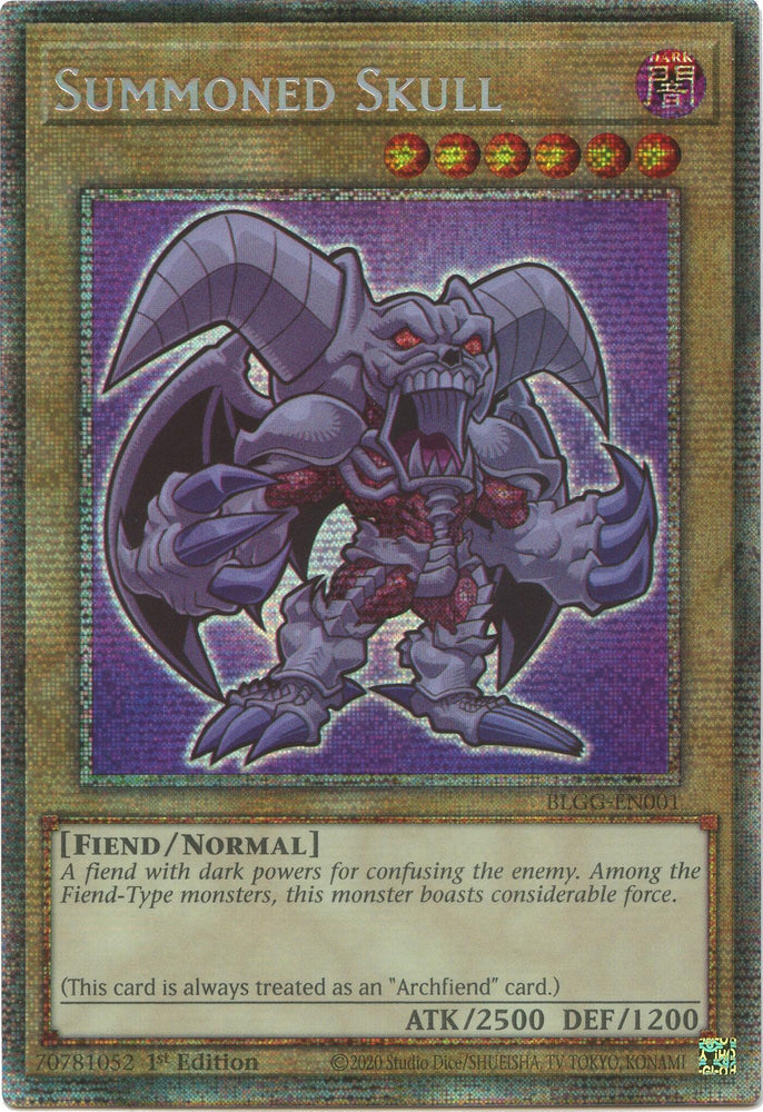 Summoned Skull (Starlight Rare) [BLGG-EN001] Starlight Rare Yu-Gi-Oh!