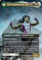 Jennifer Walters // The Sensational She-Hulk (Borderless) (0328) [Marvel Super Heroes] Magic: The Gathering