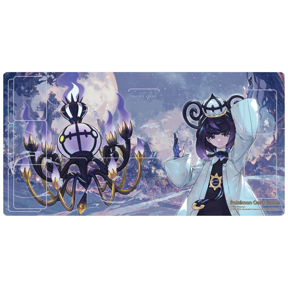 Pokemon TCG: Pokemon Center Exclusive - Gwynn and Mega Chandelure Playmat Pokémon
