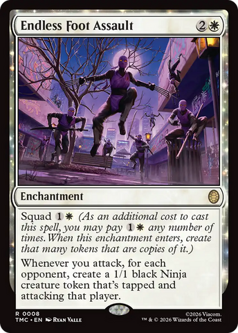 Endless Foot Assault [Teenage Mutant Ninja Turtles Commander] Magic: The Gathering