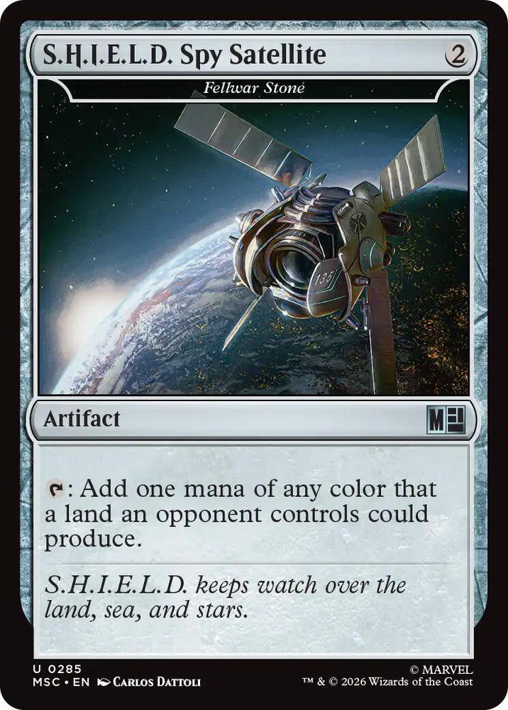 S.H.I.E.L.D. Spy Satellite - Fellwar Stone [Marvel Super Heroes Commander] Magic: The Gathering
