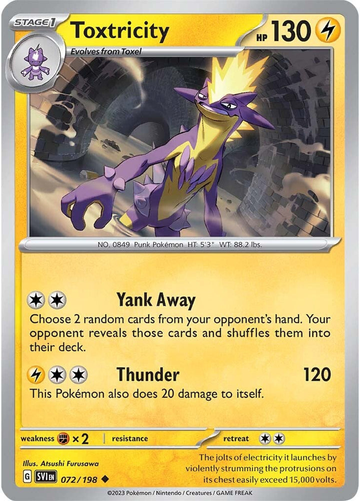 Toxtricity (072/198) [Scarlet & Violet: Base Set] Pokémon