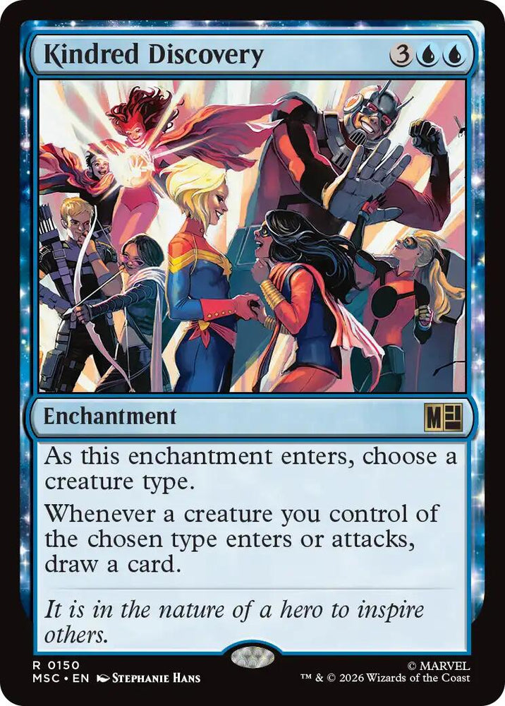 Kindred Discovery (Surge Foil) [Marvel Super Heroes Commander] Magic: The Gathering