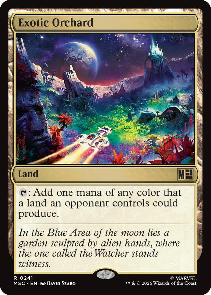 Exotic Orchard (Surge Foil) [Marvel Super Heroes Commander] Magic: The Gathering