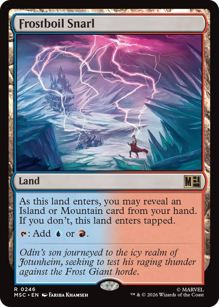 Frostboil Snarl (Surge Foil) [Marvel Super Heroes Commander] Magic: The Gathering