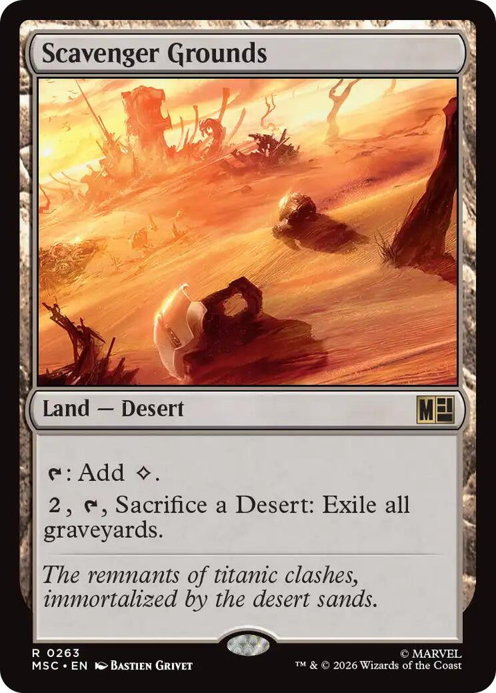 Scavenger Grounds (Surge Foil) [Marvel Super Heroes Commander] Magic: The Gathering