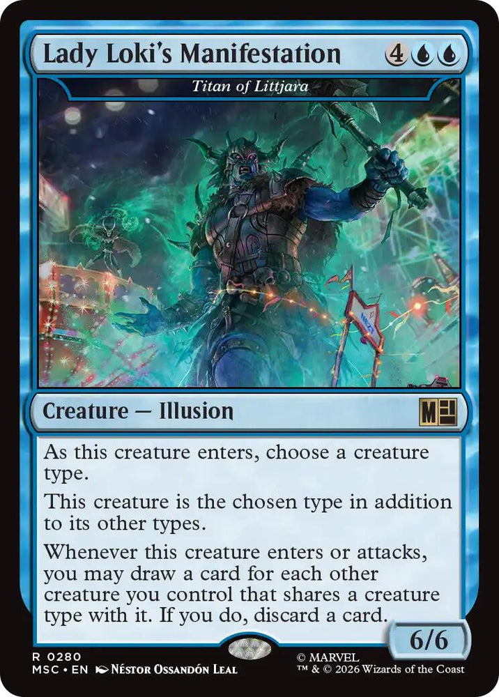 Lady Loki's Manifestation - Titan of Littjara [Marvel Super Heroes Commander] Magic: The Gathering