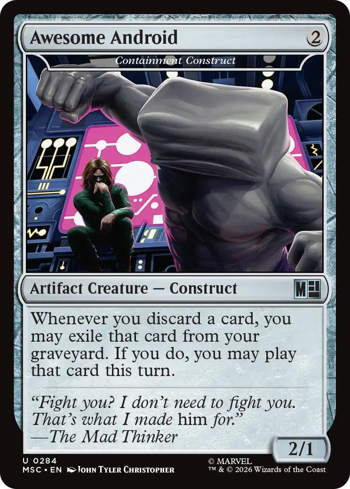 Awesome Android - Containment Construct [Marvel Super Heroes Commander] Magic: The Gathering