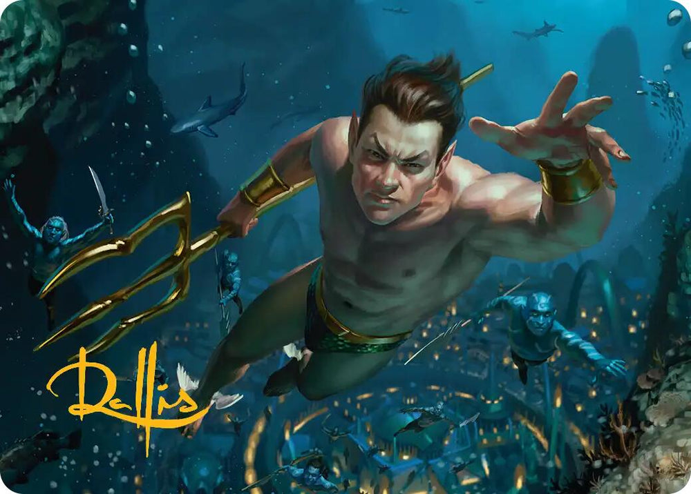 Namor the Sub-Mariner Art Card (Gold-Stamped Signature) [Marvel Super Heroes Art Series] Magic: The Gathering