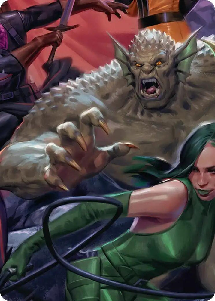 Abomination, Irradiated Brute Art Card [Marvel Super Heroes Art Series] Magic: The Gathering
