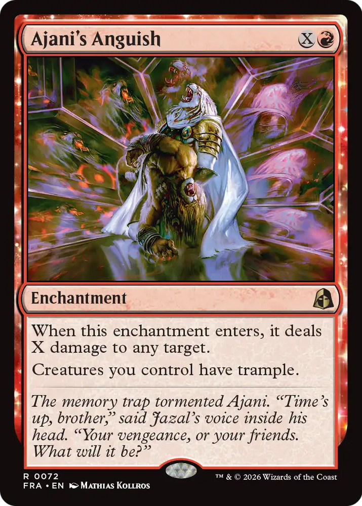 Ajani's Anguish [Reality Fracture] Magic: The Gathering