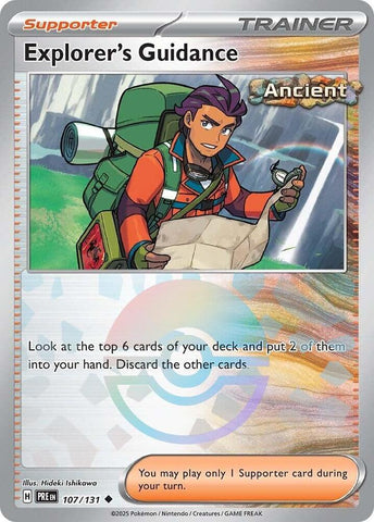 Explorer's Guidance (107/131) (Poke Ball Pattern) [Scarlet & Violet: Prismatic Evolutions] Pokémon