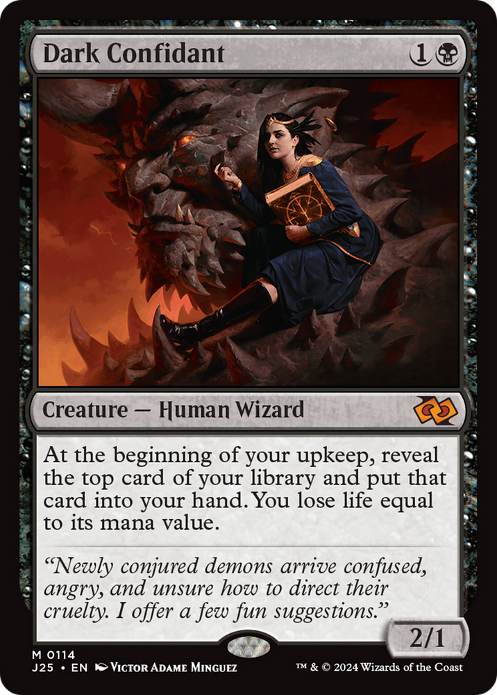 Dark Confidant [Foundations Jumpstart] Magic: The Gathering