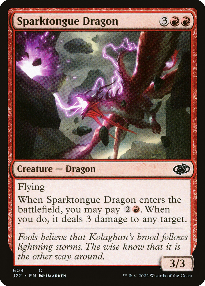 Sparktongue Dragon [Jumpstart 2022] Magic: The Gathering