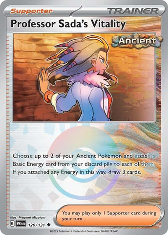 Professor Sada's Vitality (120/131) (Poke Ball Pattern) [Scarlet & Violet: Prismatic Evolutions] Pokémon