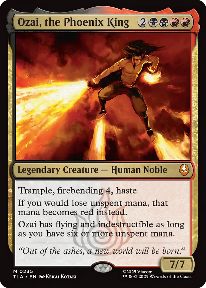 Ozai, the Phoenix King [Avatar: The Last Airbender] Magic: The Gathering