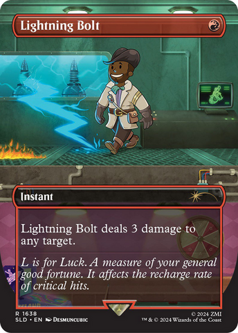 Lightning Bolt (1638) [Secret Lair Drop Series] Magic: The Gathering