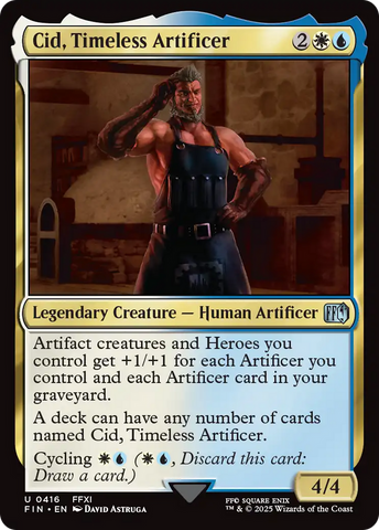 Cid, Timeless Artificer (0416) [FINAL FANTASY] Magic: The Gathering