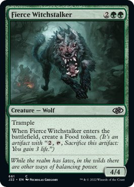 Fierce Witchstalker [Jumpstart 2022] Magic: The Gathering