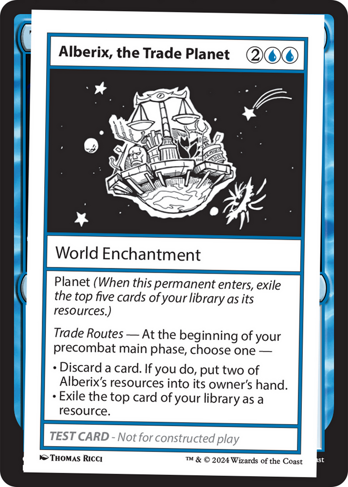 Alberix, the Trade Planet [Mystery Booster 2 Playtest Cards] Magic: The Gathering