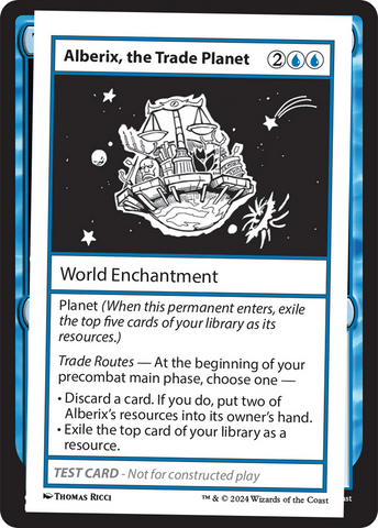 Alberix, the Trade Planet [Mystery Booster 2 Playtest Cards] Magic: The Gathering