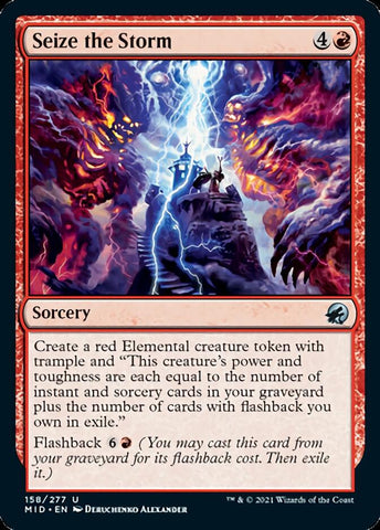Seize the Storm [Innistrad: Midnight Hunt] Magic: The Gathering