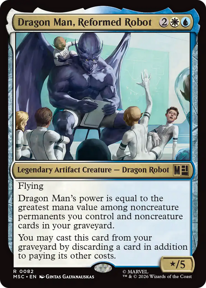 Dragon Man, Reformed Robot [Marvel Super Heroes Commander] Magic: The Gathering