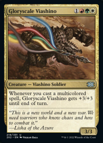 Gloryscale Viashino [Double Masters 2022] Magic: The Gathering