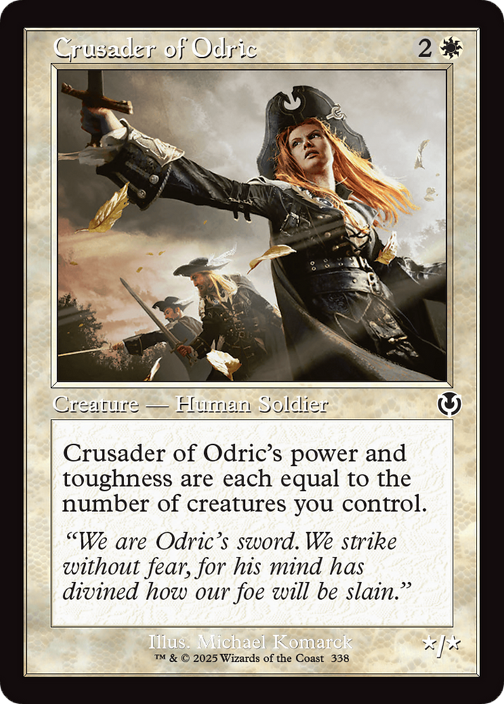 Crusader of Odric (Retro Frame) [Innistrad Remastered] Magic: The Gathering