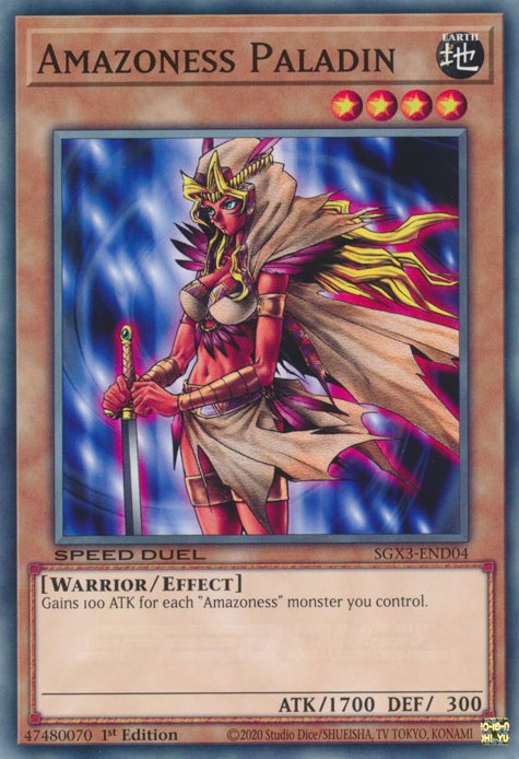 Amazoness Paladin [SGX3-END04] Common Yu-Gi-Oh!