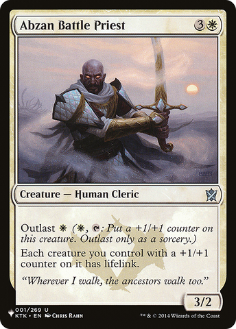 Abzan Battle Priest [The List] Magic: The Gathering