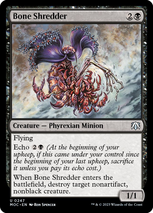 Bone Shredder [March of the Machine Commander] Magic: The Gathering