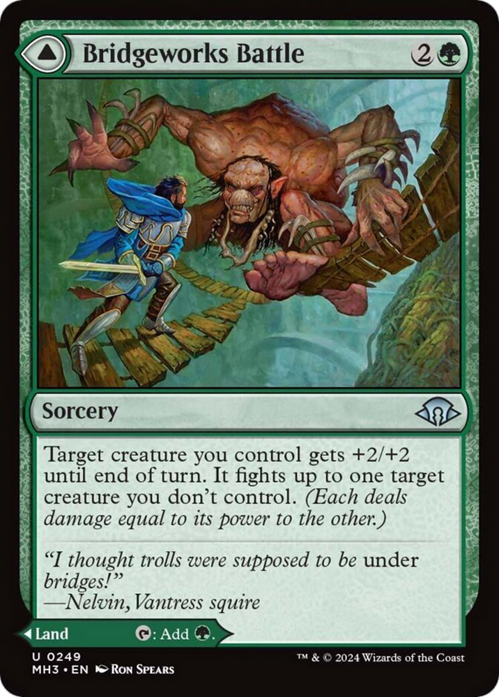 Bridgeworks Battle // Tanglespan Bridgeworks [Modern Horizons 3] Magic: The Gathering