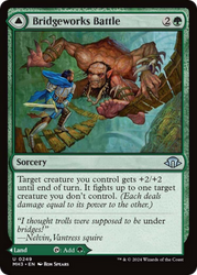Bridgeworks Battle // Tanglespan Bridgeworks [Modern Horizons 3] Magic: The Gathering