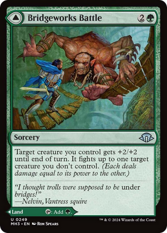Bridgeworks Battle // Tanglespan Bridgeworks [Modern Horizons 3] Magic: The Gathering