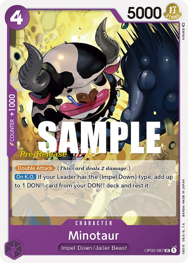 Minotaur [Paramount War Pre-Release Cards] Bandai
