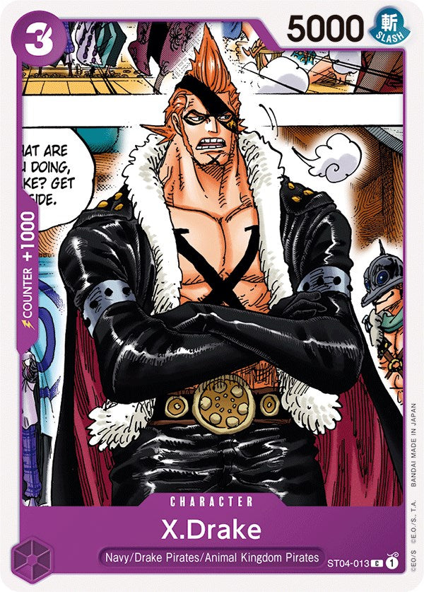 X.Drake [Starter Deck: Animal Kingdom Pirates] Bandai