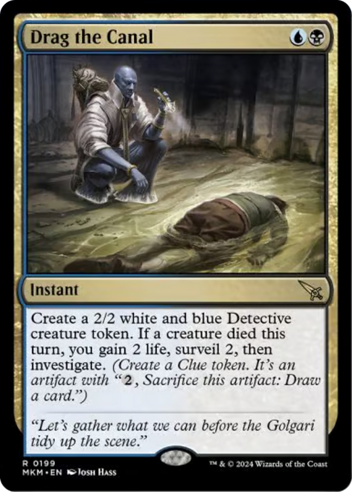 Drag the Canal [Murders at Karlov Manor] Magic: The Gathering