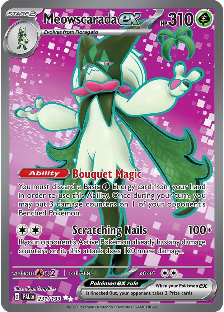 Meowscarada ex (231/193) [Scarlet & Violet: Paldea Evolved] Pokémon